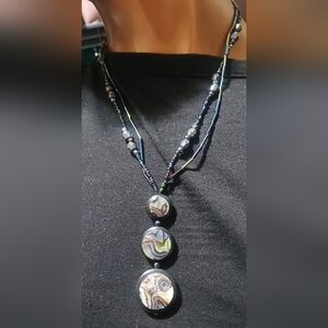 Abalone Drop Necklace